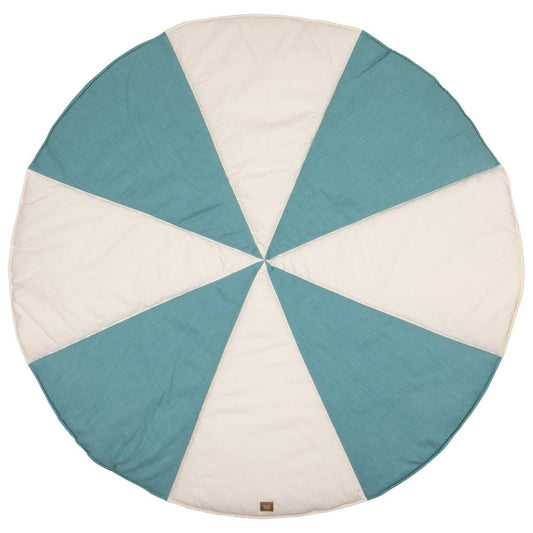 Moi Mili Runde Patchwork-Matte „Blue Candy“ – Produktfoto 2