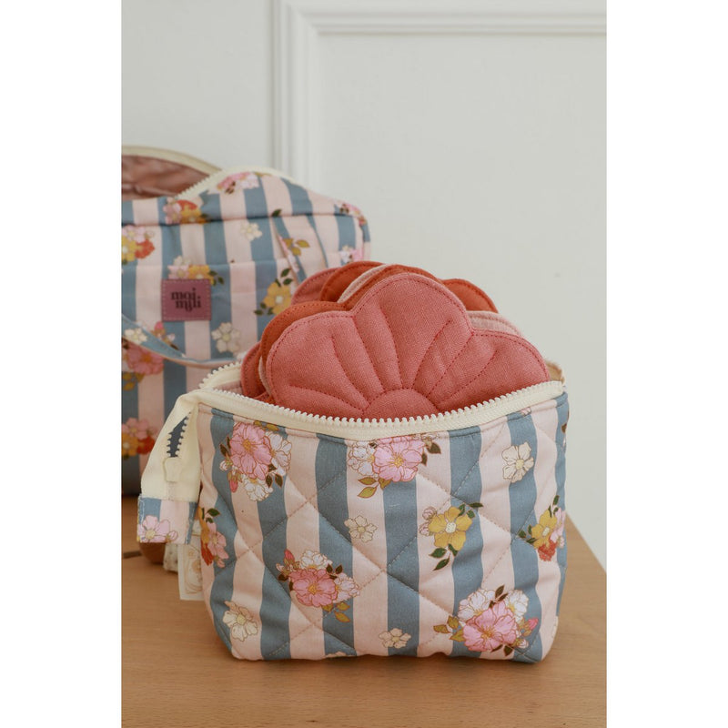 Kosmetiktasche „Blau gestreift“