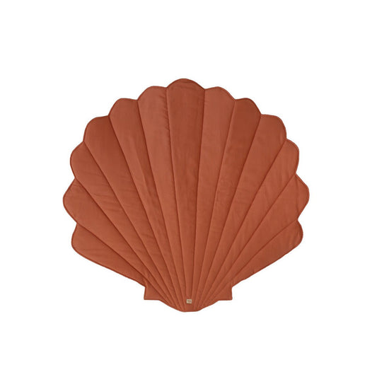 Moi Mili Leinen-Muschelmatte „Papaya“ – Produktfoto 2