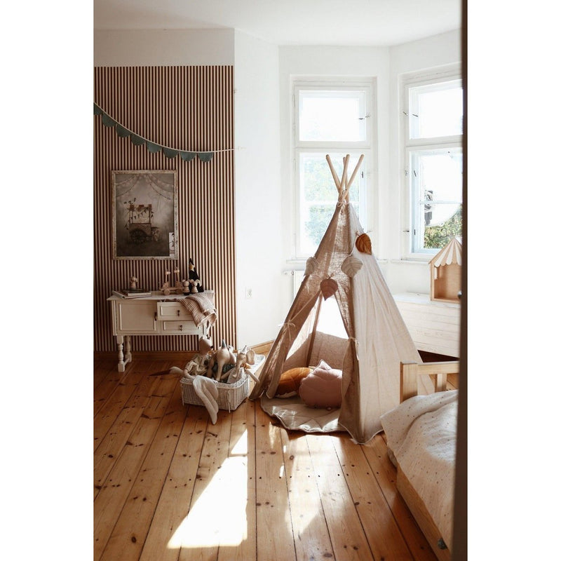 Tipi-Spielzelt „Natural Linen“ aus Leinen