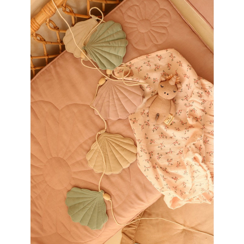 Leinen-Bettset „Bloom Powder Rose“