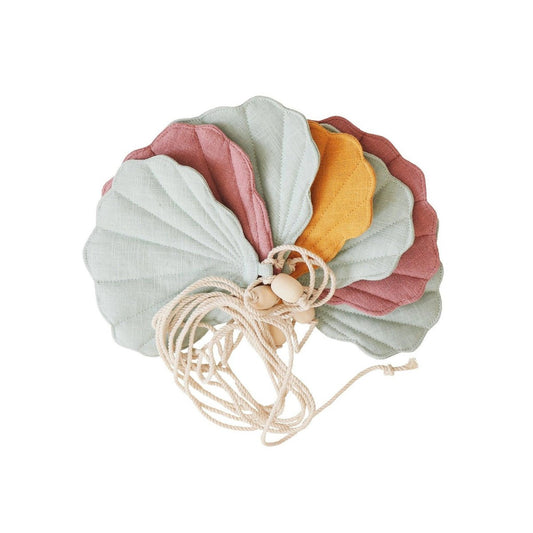Moi Mili Leinengirlande „Summerwind“ mit Muscheln – Produktfoto 2